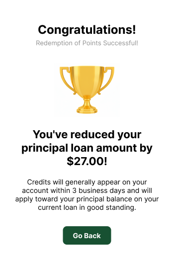 Birch Lending redeem points